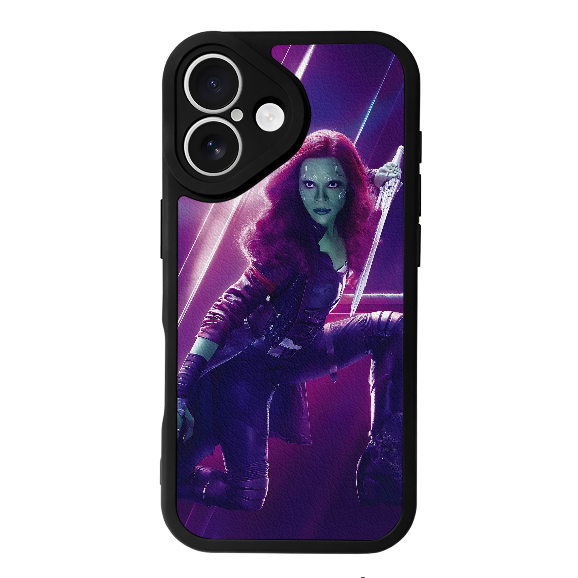 （画像用） アベンジャーズ The Avengers 【iPhone 16シリーズ対応】シリコンスマホケース（レザー調） 材質：シリコン